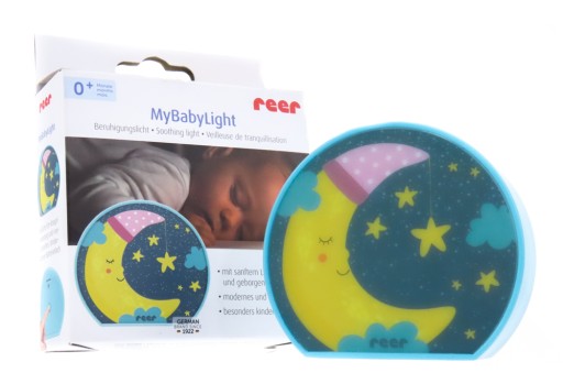 BATÉRIOVÉ NAPÁJANÉ LED NOČNÁ LAMPA PRE DETI S MESIACOM