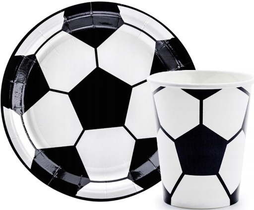 Papierové poháre FUTBAL futbalové narodeniny Futbalová párty GOL 6 ks
