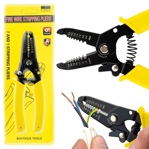 Praktický odstraňovač izolácie na káble elektroniky 0,6 - 2,6 mm + kliešte