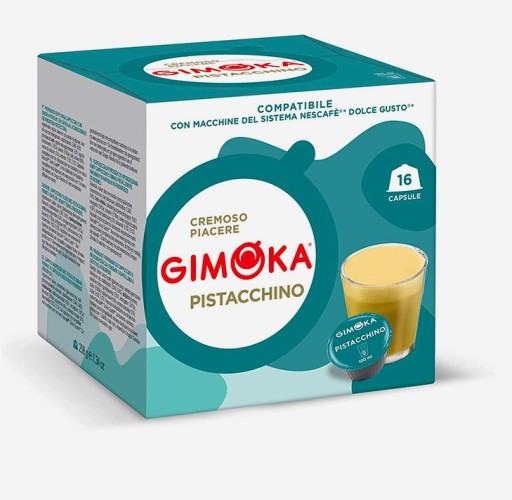 Kávové kapsuly Gimoka PISTACCHINO pre Dolce Gusto 16