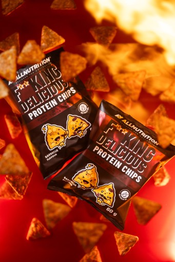 2x ALLNUTRITION FITKING PROTEIN CHIPS 60G SADA GRILOVANÝCH CHIPSOV