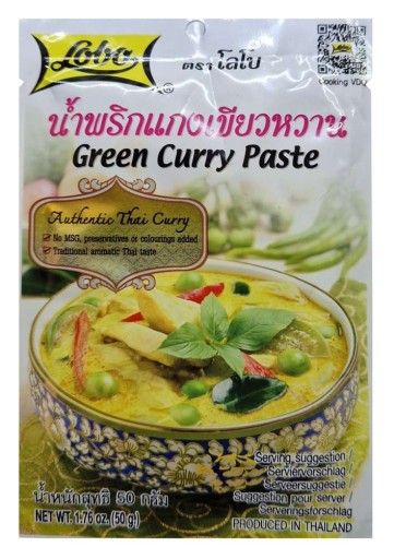 LOBO zelená kari pasta 50g