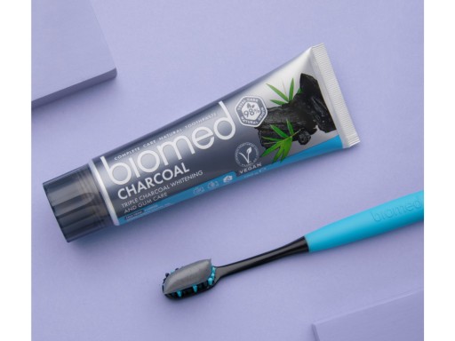 Splat Biomed Charcoal zubná pasta 100 ml Bielenie s dreveným uhlím bez fluoridu
