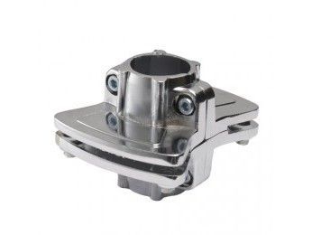 Dvojitá podpera police Ø25 Chrome Shop Line TR596-0-CHR