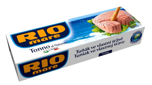Tuniak vo vlastnej omáčke Rio Mare (3x80g)