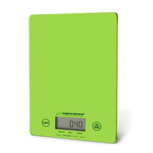 DIGITÁLNA KUCHYŇSKÁ VÁHA ESPERANZA LEMON GREEN LCD
