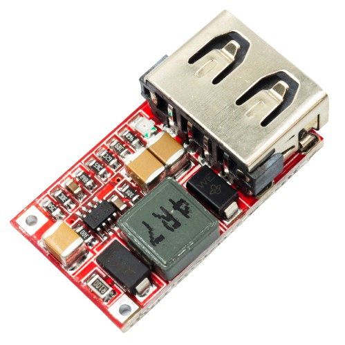 USB 5V DC-DC znižovací konvertor 12-24V 3A znížená nabíjačka