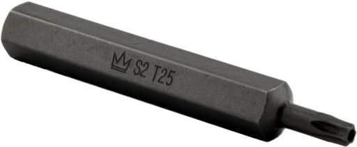 TORX BIT T25 x 75mm S2 s OTVOROM