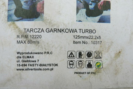 SHIELD INOX KOVOVÉ REZNÉ KOTÚČE 125x1,2mm PROFI PROFESIONAL x 10 KS