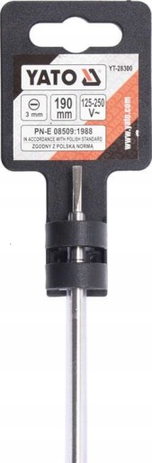 YATO TESTER NAPÄŤOVÁ SKÚŠKA 250V 3x190MM