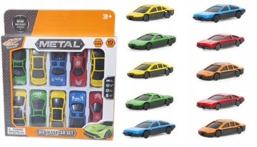autá auta pružiny SET 10 ks KOVOVÉ AUTO