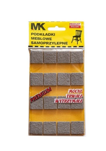 PLSTENÉ PODLOŽKY K NÁBYTOKOVÝM STOLIČKÁM STôL 22X22