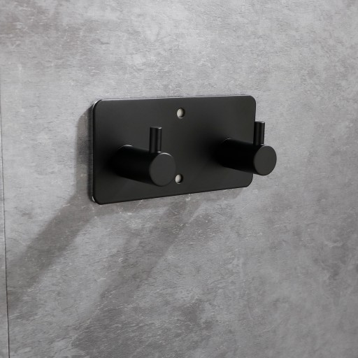 Neinvazívny vešiak na uteráky s háčikom na kľúče od kúpeľne samolepiaci loft