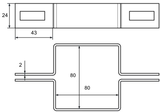 PRECHODNÁ KĽÚČKA NA PLOT 80x80 ANTRACIT