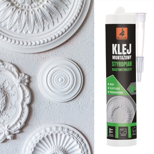 Polystyrénové montážne lepidlo - kesóny - rozety 280ml