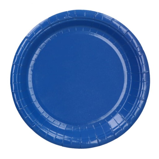 NÁMORNÍCKA MODRÁ PAPIEROVÉ TANIERE 18CM, 6KS