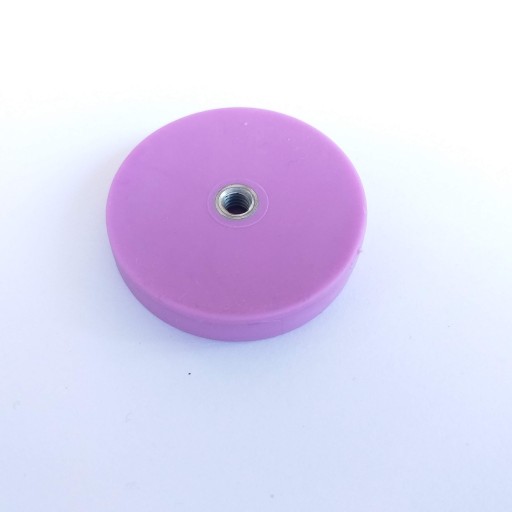 Neodymový magnetický držiak D43L-1, guma PURPURA