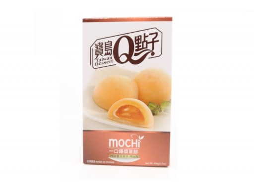 Q značkový taiwanský dezert Mochi broskyňa 104g