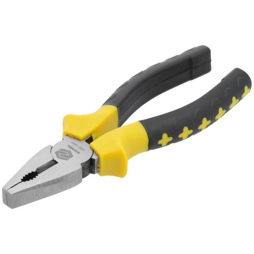 Kombinované kliešte VOREL 160mm, UHLÍKOVÁ OCEL a BI-MATERIÁLOVÁ RÚČKA
