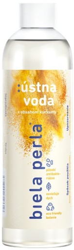 ÚSTNA VODA BIELA PERLA 250ML KURKUMA