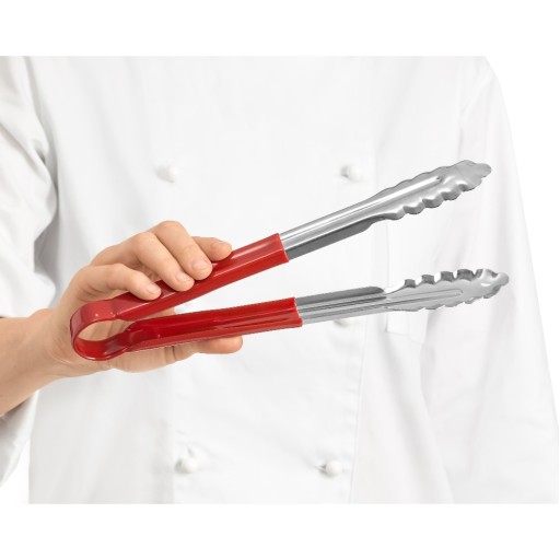 HACCP KLIEŠTE ČERVENÉ 30 CM FORGAST FG11124