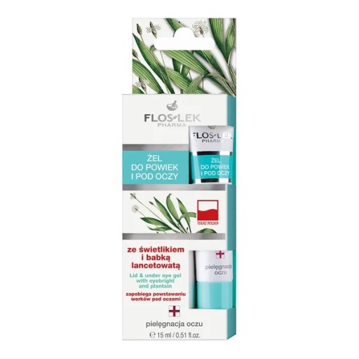 Flos-Lek gél, obočie a plantain, 15 ml