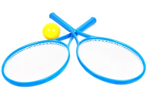 Sada rakiet BADMINTON, detské tenisové rakety