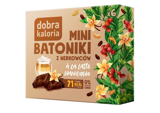 Mini kešu tyčinky ALA vanilkové latte Dobré