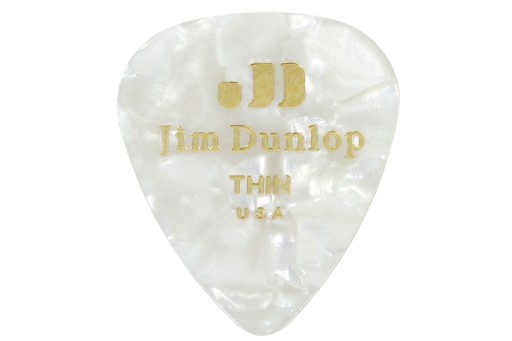 DUNLOP Celluloid Pearloid Tenké gitarové trsátko