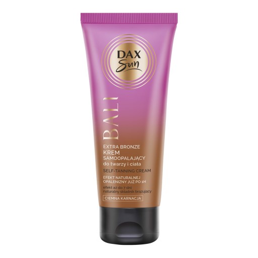 DAX SUN SAMOOPALOVACÍ KRÉM NA TVÁR A TELO 75ml BALI EXTRA BRONZOVÁ TMAVÝ KA