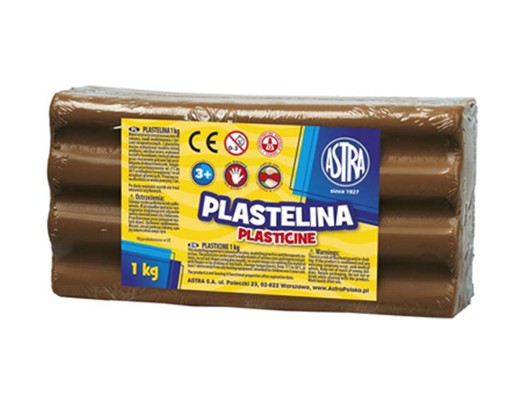ŠKOLSKÁ PLASTIKA 1KG HNEDÁ ASTRA 303111022
