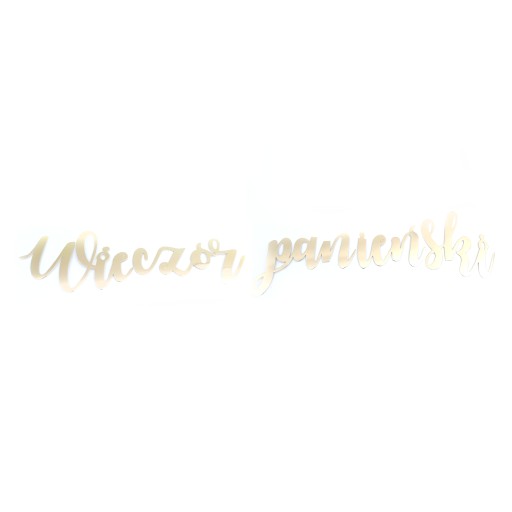 BANNER girlanda na HORNY PARTY 150 cm - zlatá