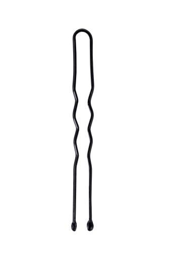 Kadernícke sponky do vlasov, čierne, 300 KS, 4,5 cm