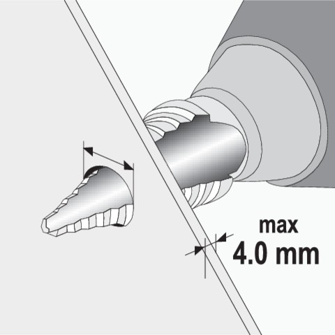 TITÁNOVÁ STUPŇOVÁ KUŽELOVÁ VŔTAČKA 4-22MM YATO