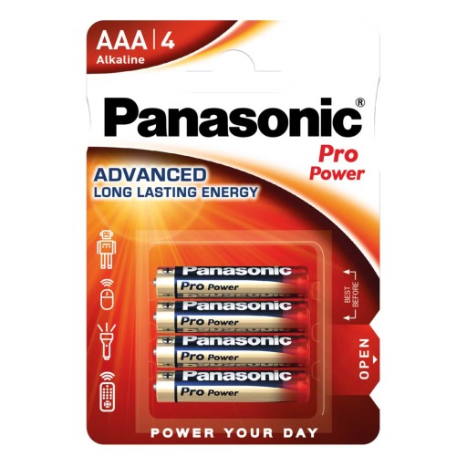 BATÉRIE Panasonic Pro Power LR03 AAA BLISTER 4 ks