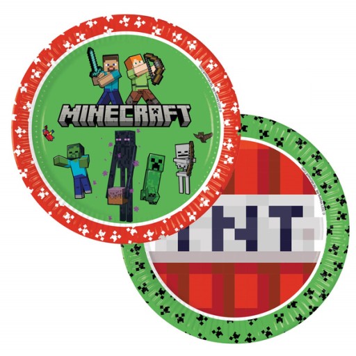 MINECRAFT TNT PAPIEROVÉ TANIERE 23 CM 8 KS.