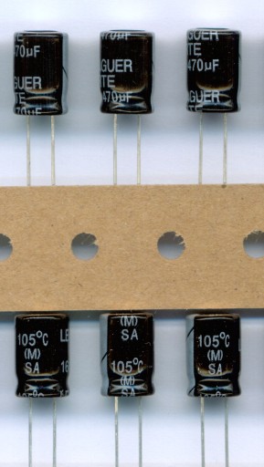 470uF 16V NÍZKY ESR 470 µF 16V (10 KS) ELEKTROLYTICKÝ KONDENZÁTOR