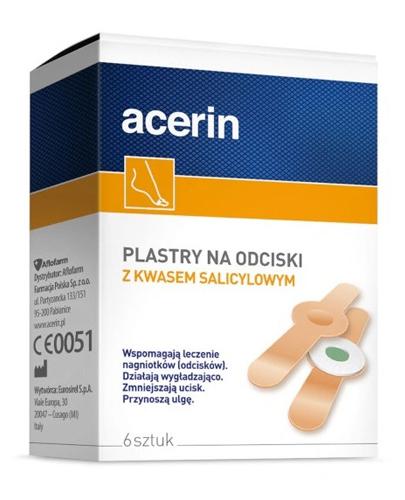 Acerin Kukuričné náplasti s kyselinou salicylovou 6 ks.