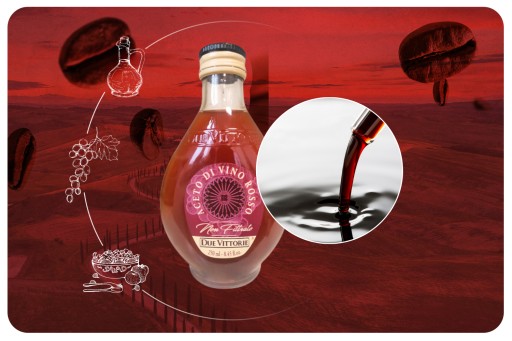 Due Vittorie Non Filtrato Aceto Vino - taliansky vínny ocot, nefiltrovaný, 250 ml