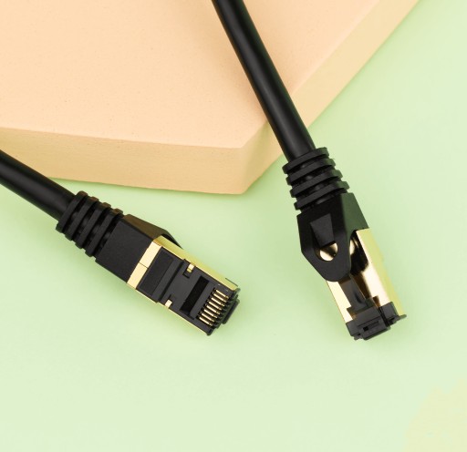Kábel RJ45 Cat8 Ethernet kábel 40 Gbps 1 m LAN 26AWG Patchcord
