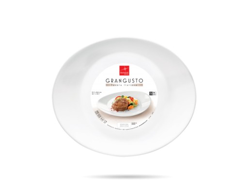 Steakový tanier 31 cm biely GRANGUSTO BORMIOLI