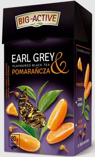 Big-Active Earl Grey Tea Pomaranč 80 g