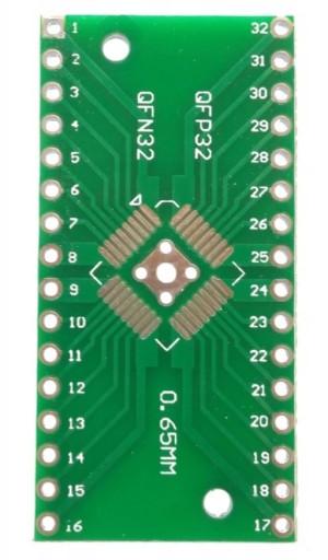Adaptér QFP32 – DIP32 0,8 mm