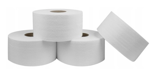 JUMBO BIELY CELULÓZOVÝ TOALETNÝ PAPIER 100M MEGA