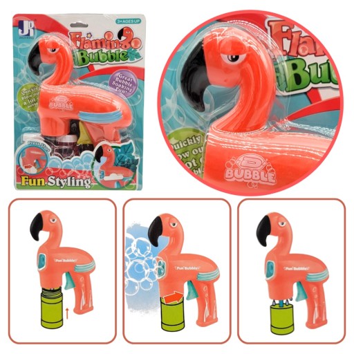 BUBBLE GUN FLAMING RUŽOVÁ + DVE TEKUTINY