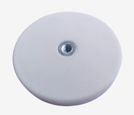 Neodymový magnetický držiak D31L-1 gumený BIELY