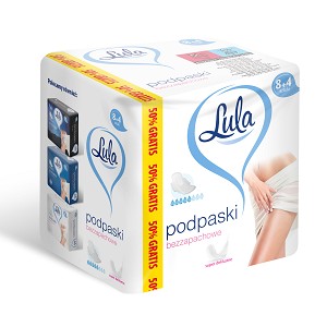 Hygienické vložky neparfumované 8+4 ks LULA