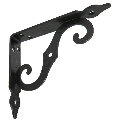 Konzola Ornamentálna podpera ČIERNA 100x90mm M.2