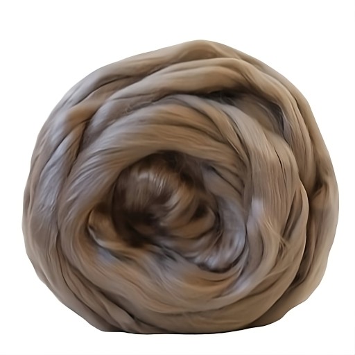 Vlna česaná Tencel Lyocell pre anjelské vlasy 1m 20g Myš Blonde SVETLOHNEDÁ