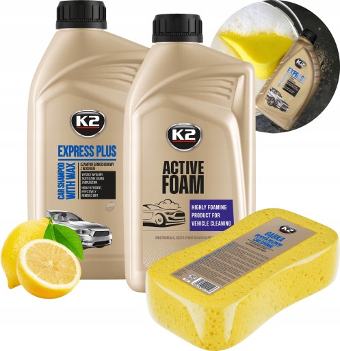 K2 Express Plus Autošampóny s voskom 1L